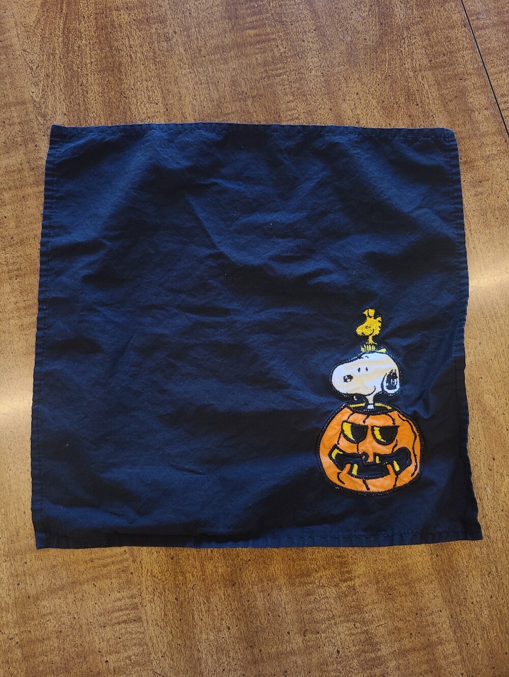 Pottery Barn Kids Peanuts Snoopy Halloween Napkin x1